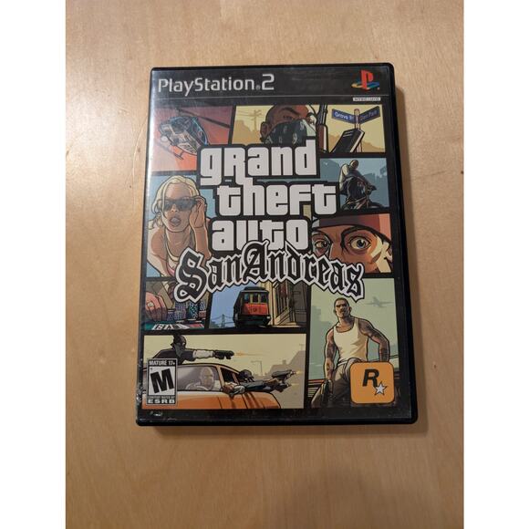 🎃 PlayStation 2 Grand Theft Auto:San Andreas Game - Picture 1 of 2